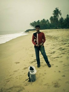 Me on Alleppey Beach